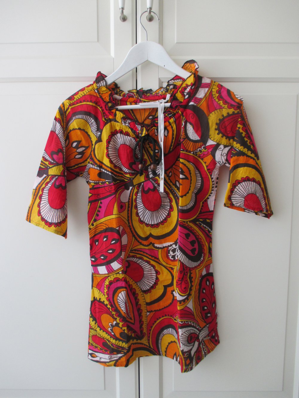 Surfanic, Rainbow Tunika, Gr. S, 100 % Baumwolle, Hingucker, Paisley