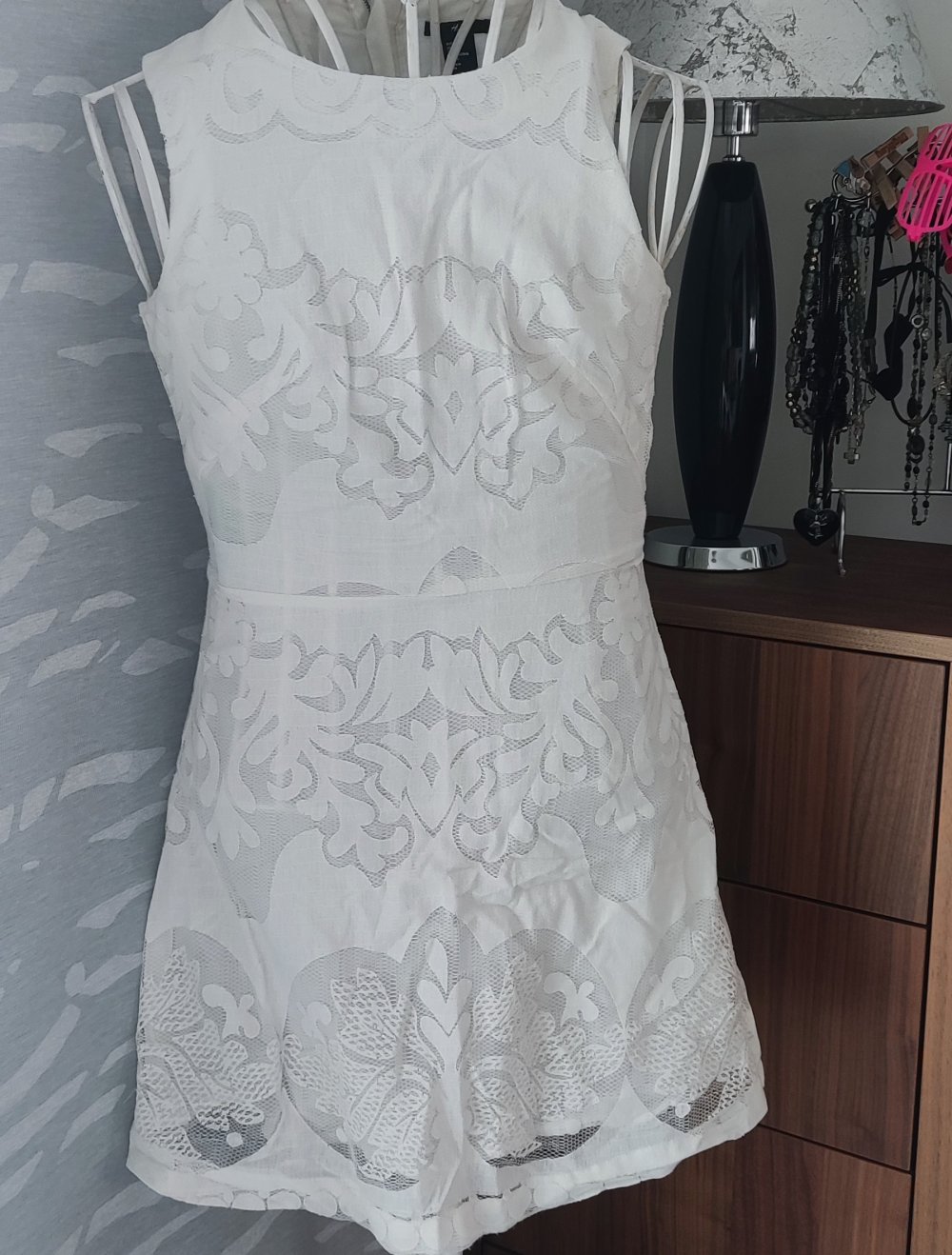 Sommerkleid Weiss H&M 36