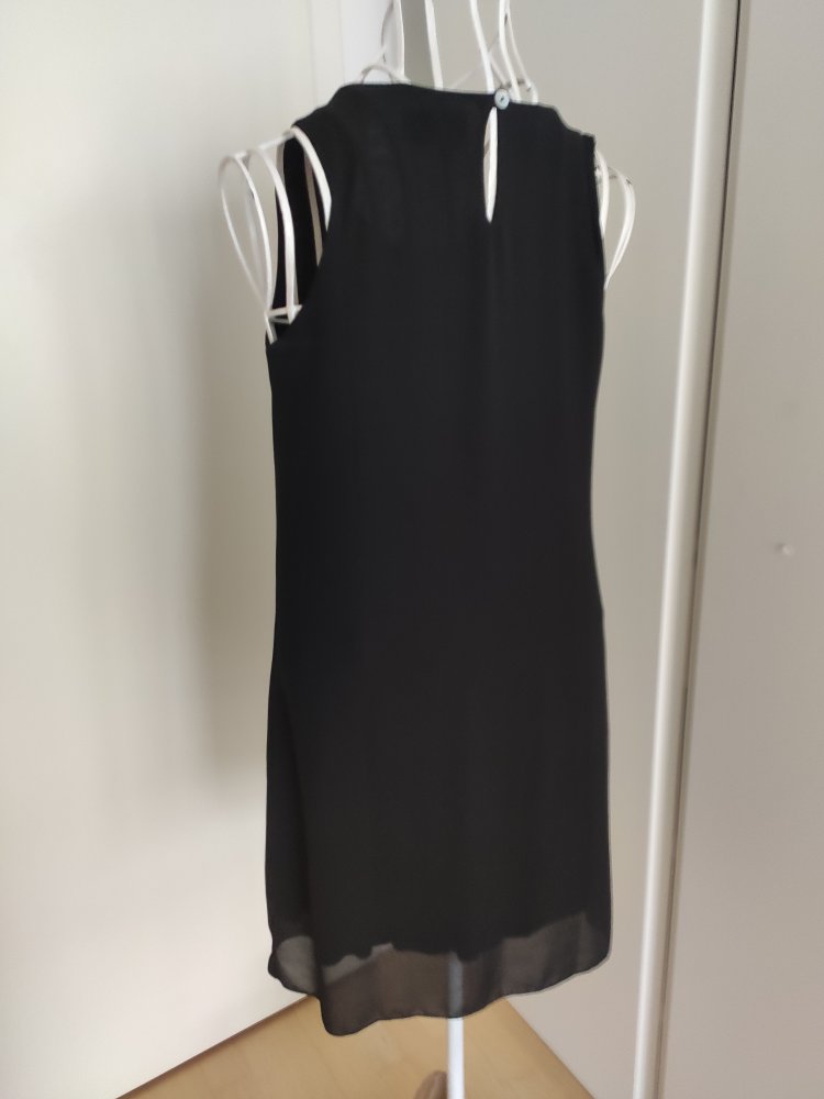 Schwarzes Cartoon Kleid 38