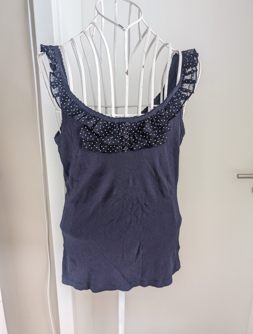 blaues Ripped Top Atmosphere 40
