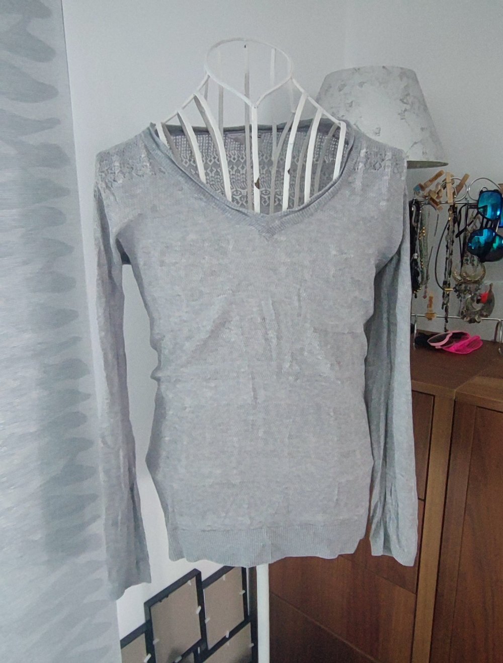 Hilfiger Denim Longsleeve Medium grau