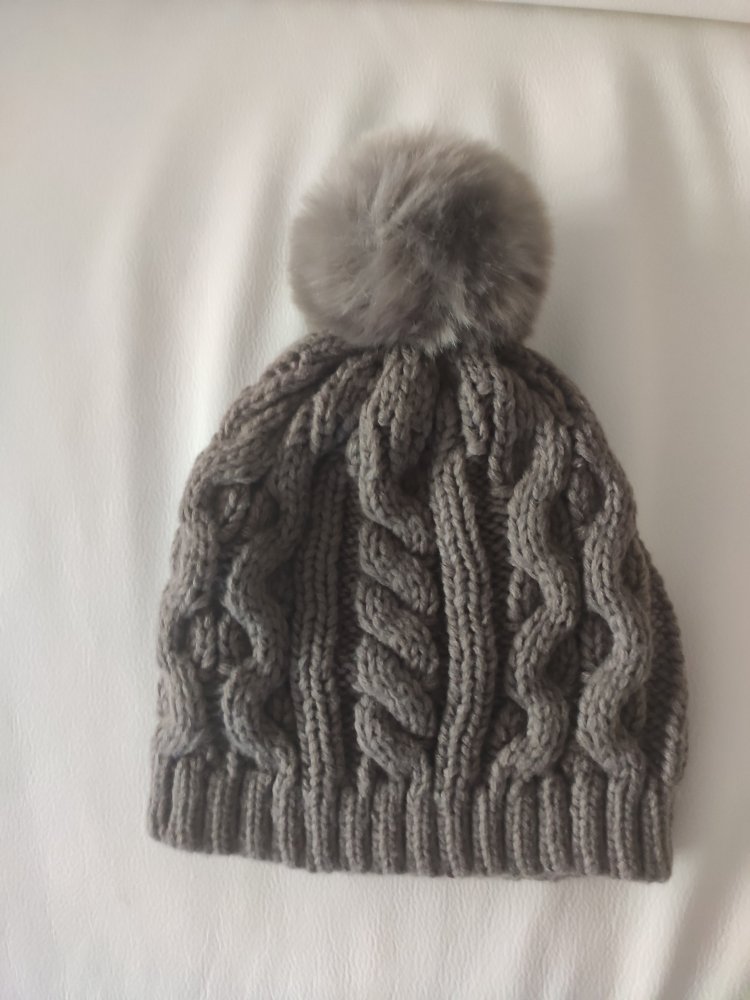 Graue Wollmütze Gina Benotti 