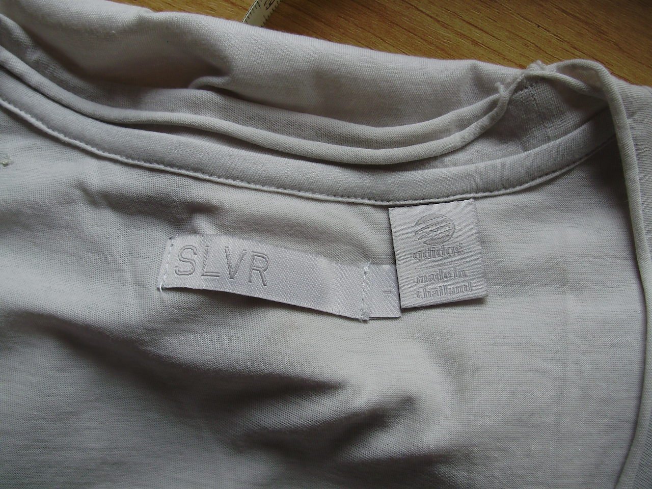 adidas Shirt beige ganz weich Vintage SLVR L eher M