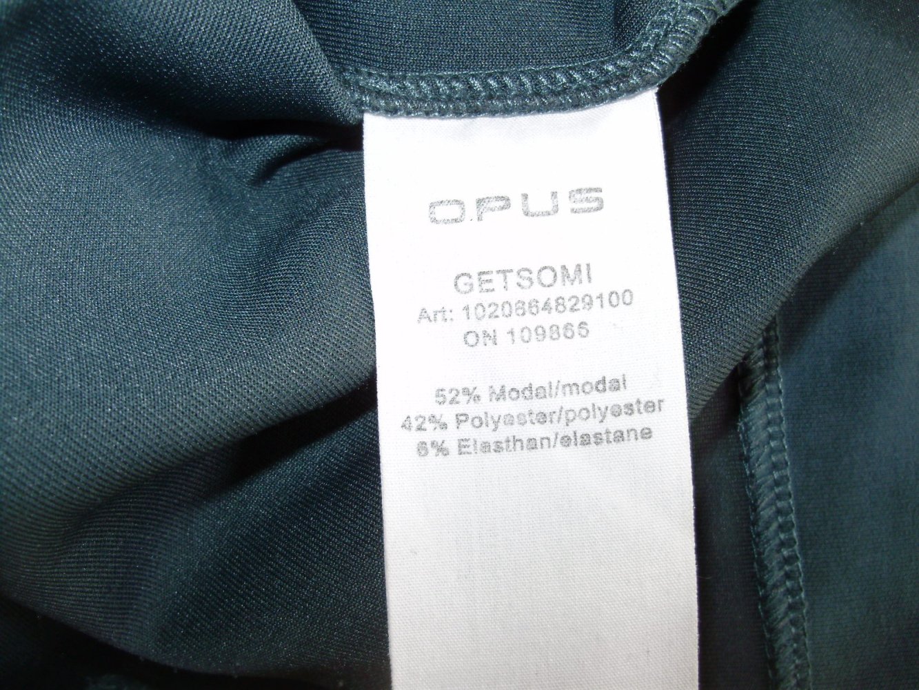 Opus LA Shirt dunkelgrün Getsomi 38