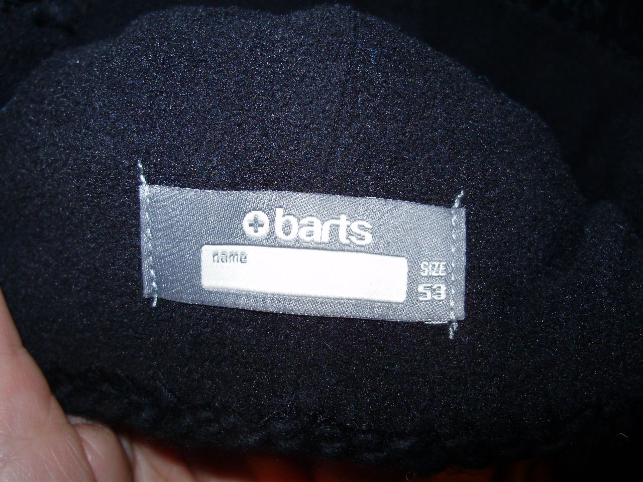 Barts Mütze kuschelwarm und sehr warm schwarz blau Gr 53