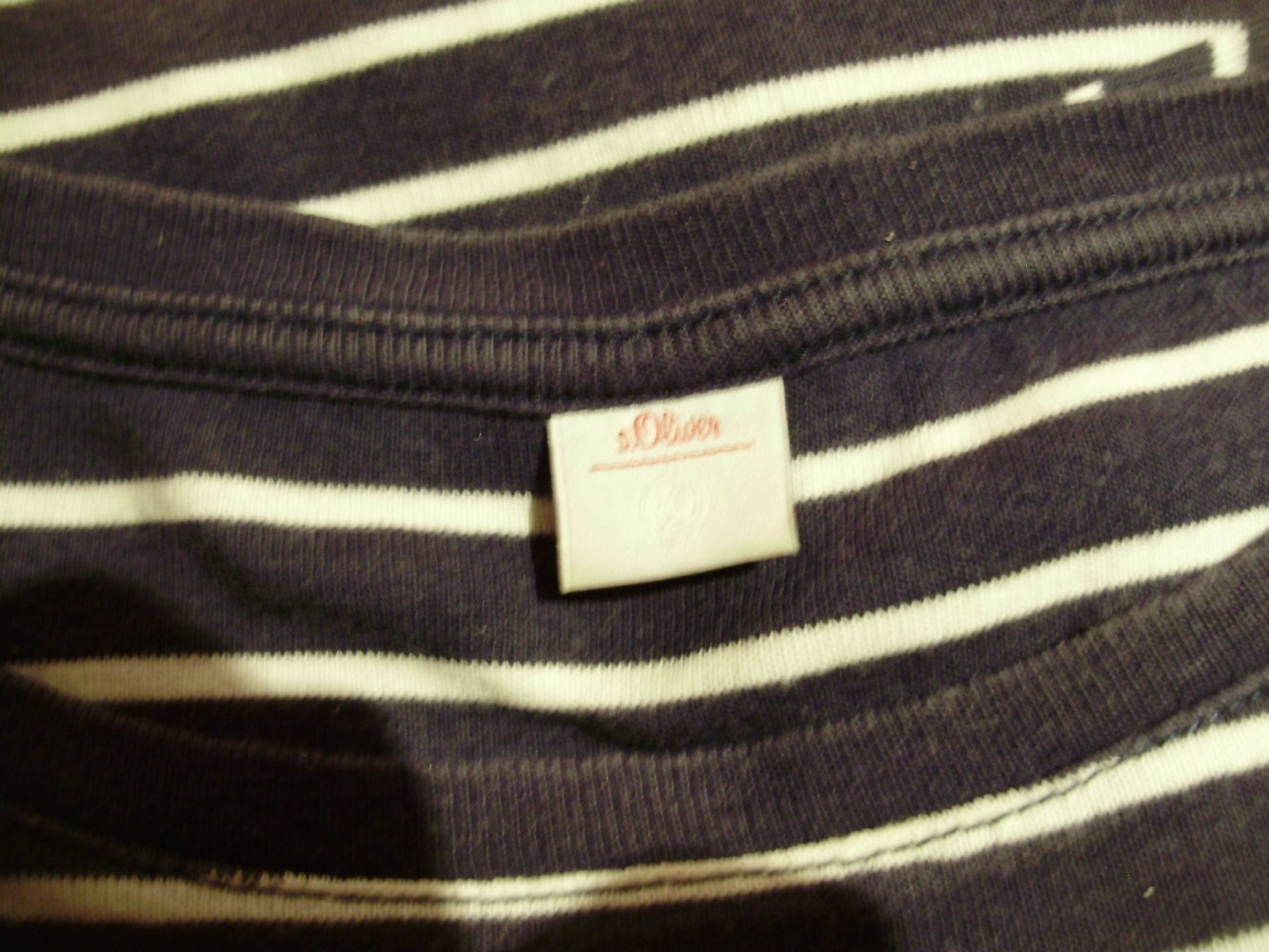 S. oliver Shirt Streifen dblau weiß 36 100% BW