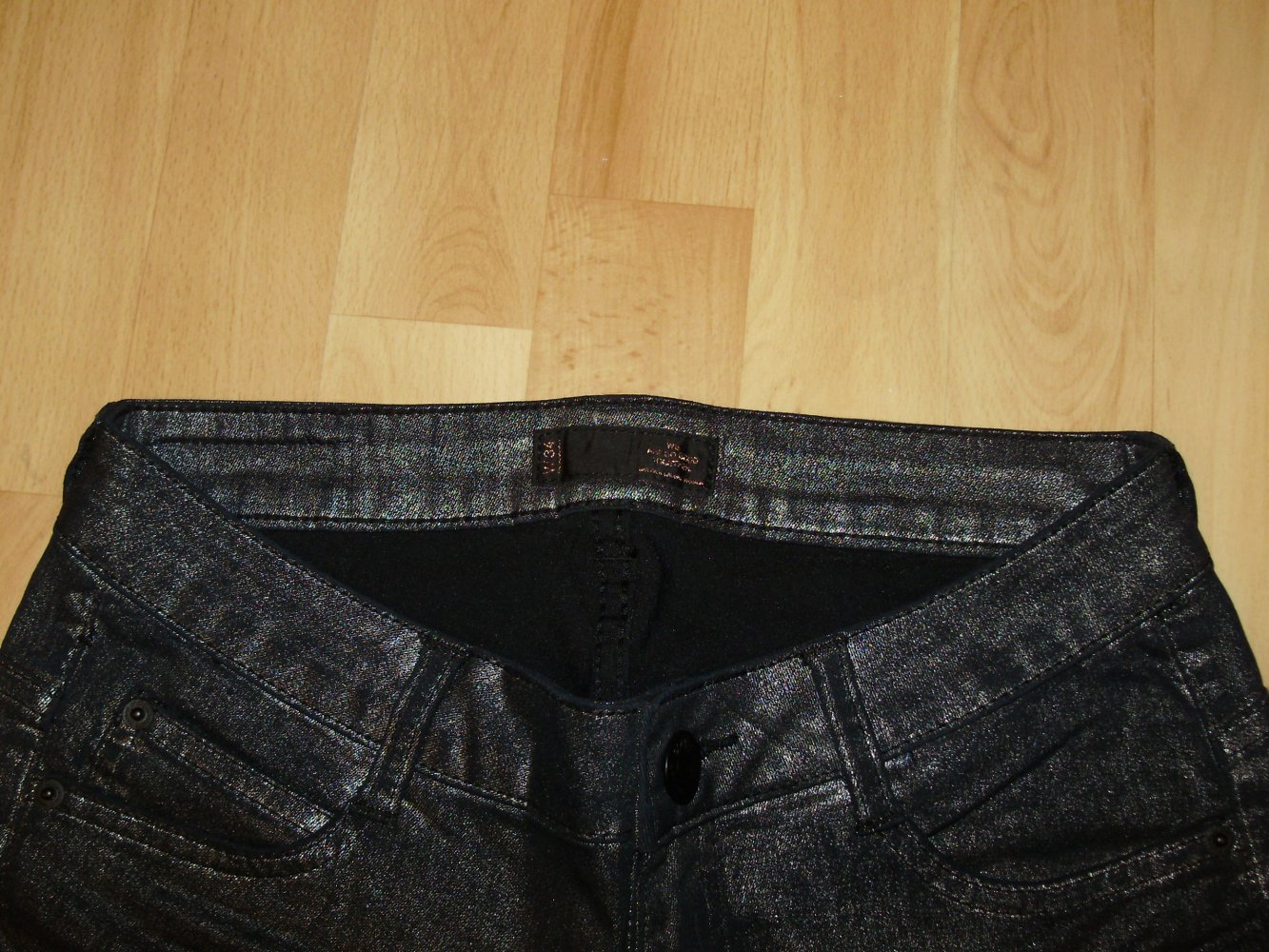 s. oliver Hose blau wie Jeans Silberglanz Gr 34