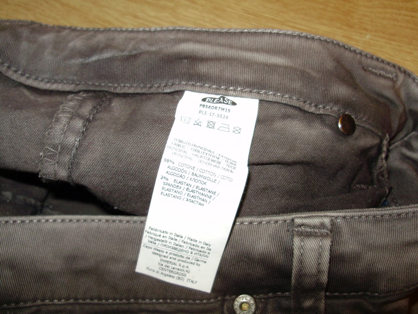 Please Jeans grau Vintage S