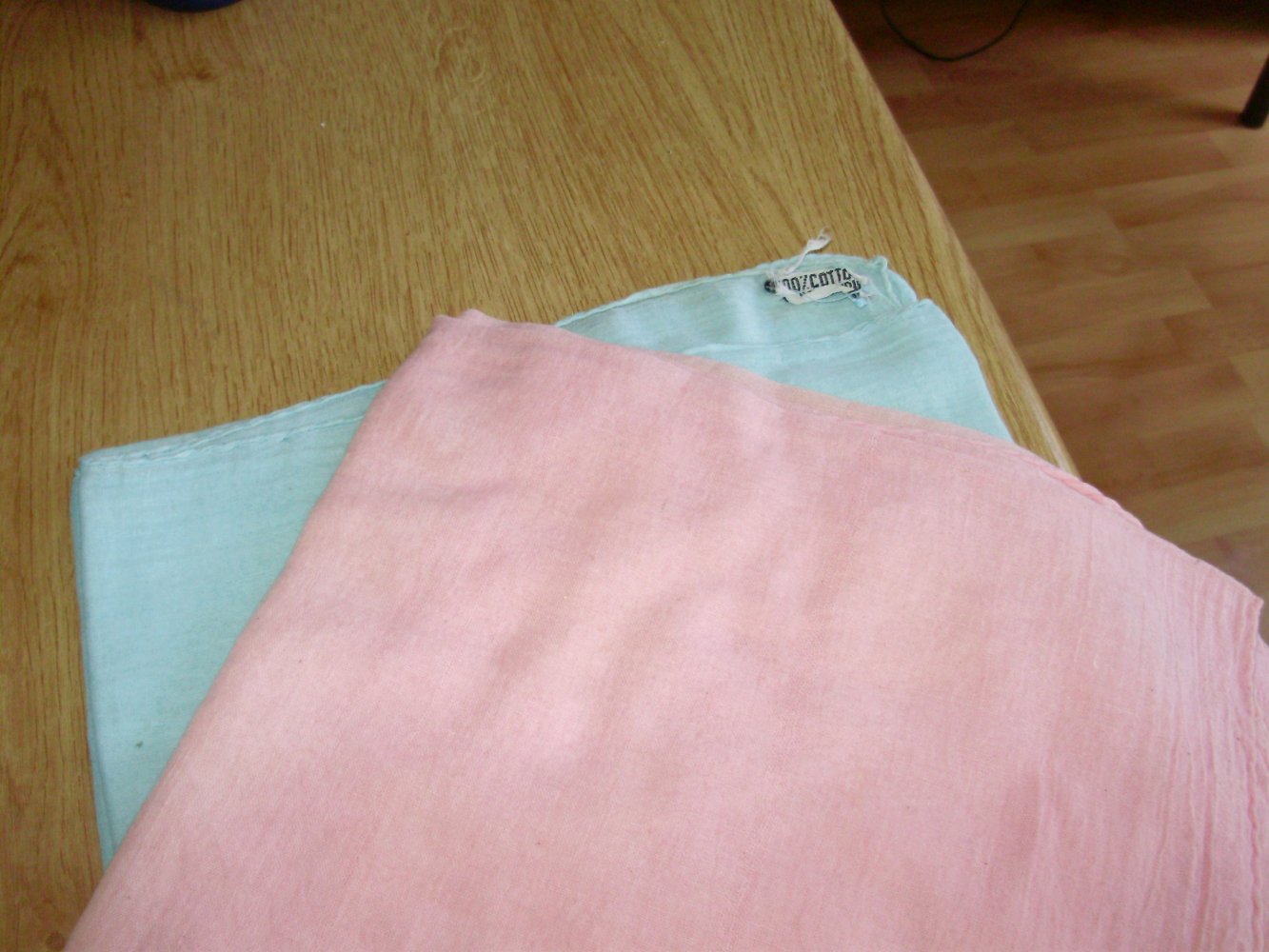 Baumwolltuch rose 103 cm x 98 cm