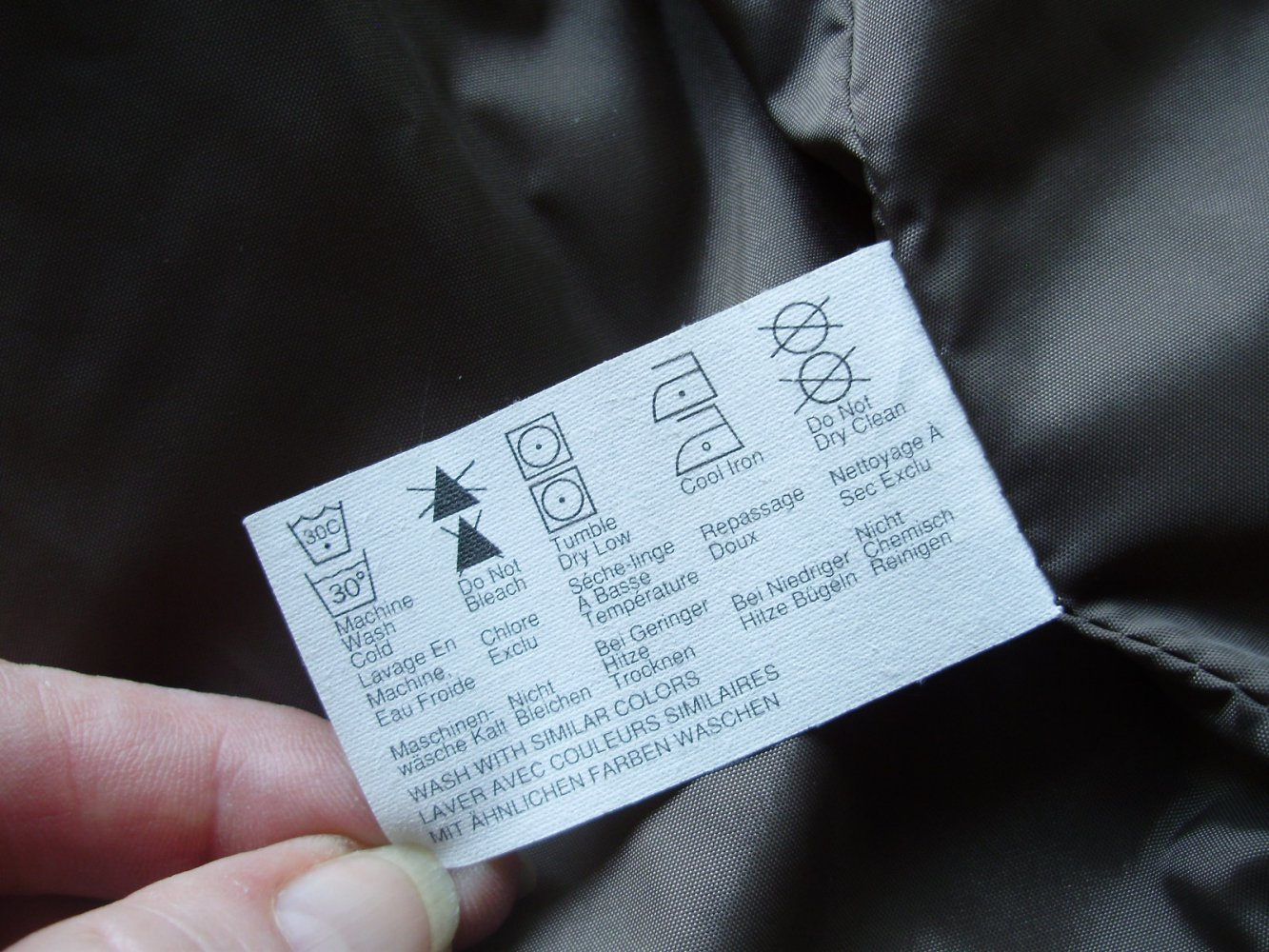 Esprit Weste gefüttert warm khaki grau Strickeinsatz gedoppelt M