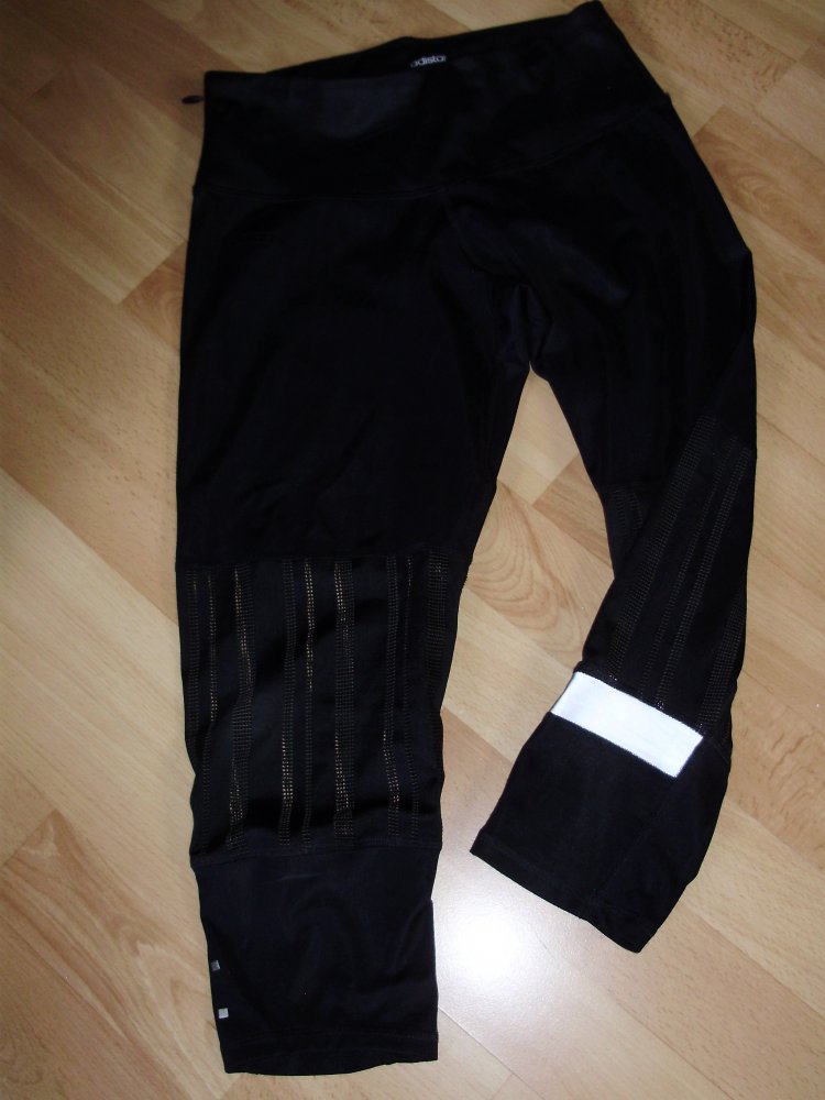 adidas Hose schwarz Durchbruchmuster XS