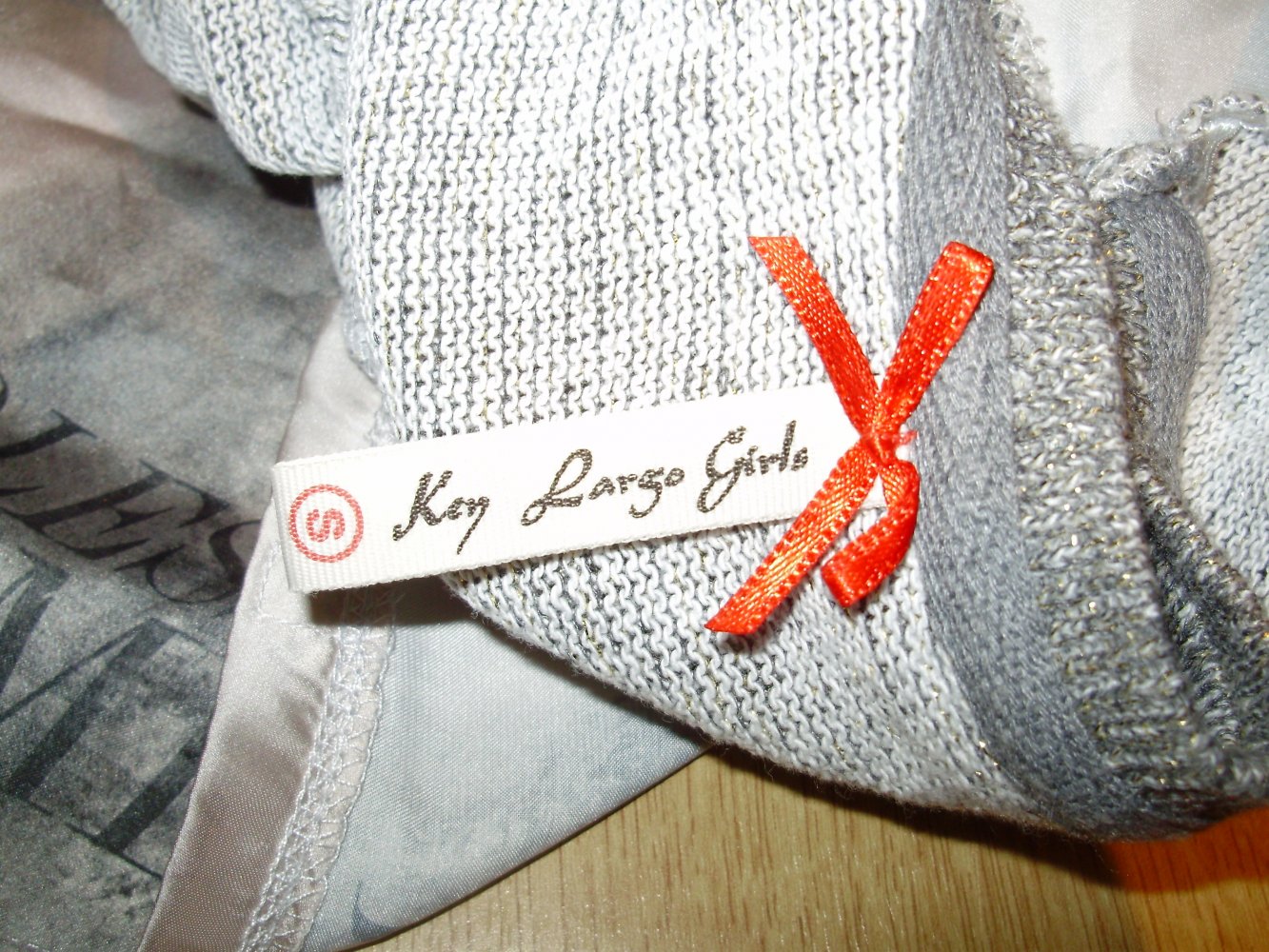 Key Largo Shirt grau beige Gr S/ M