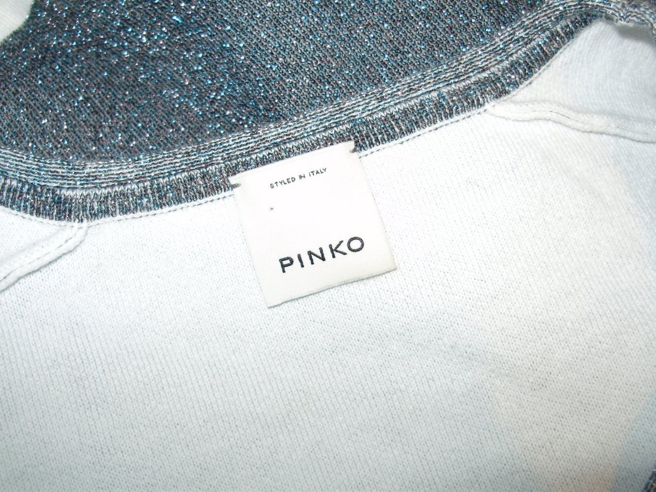 Pinko Oberteil Glitzer warm S