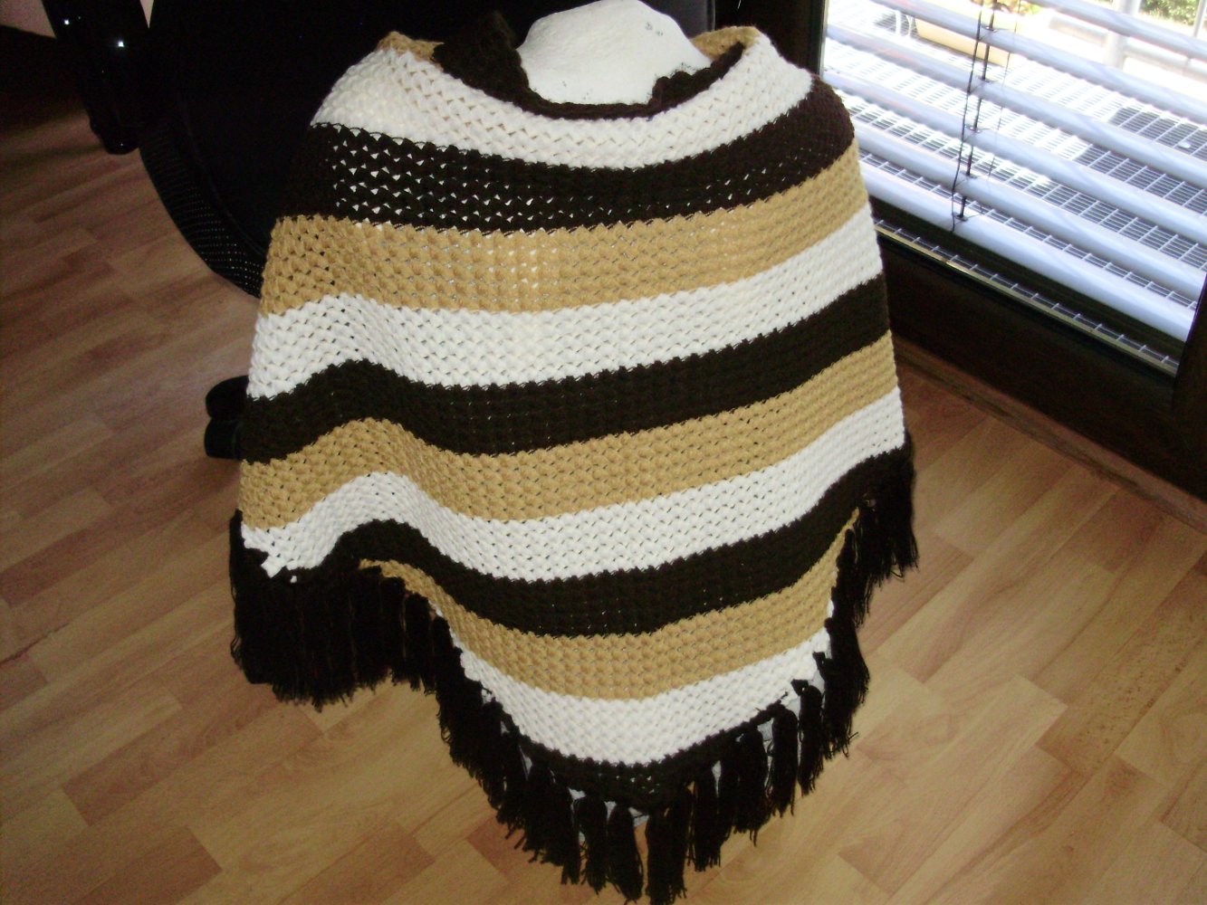 Tuch Vintage Fransen warm