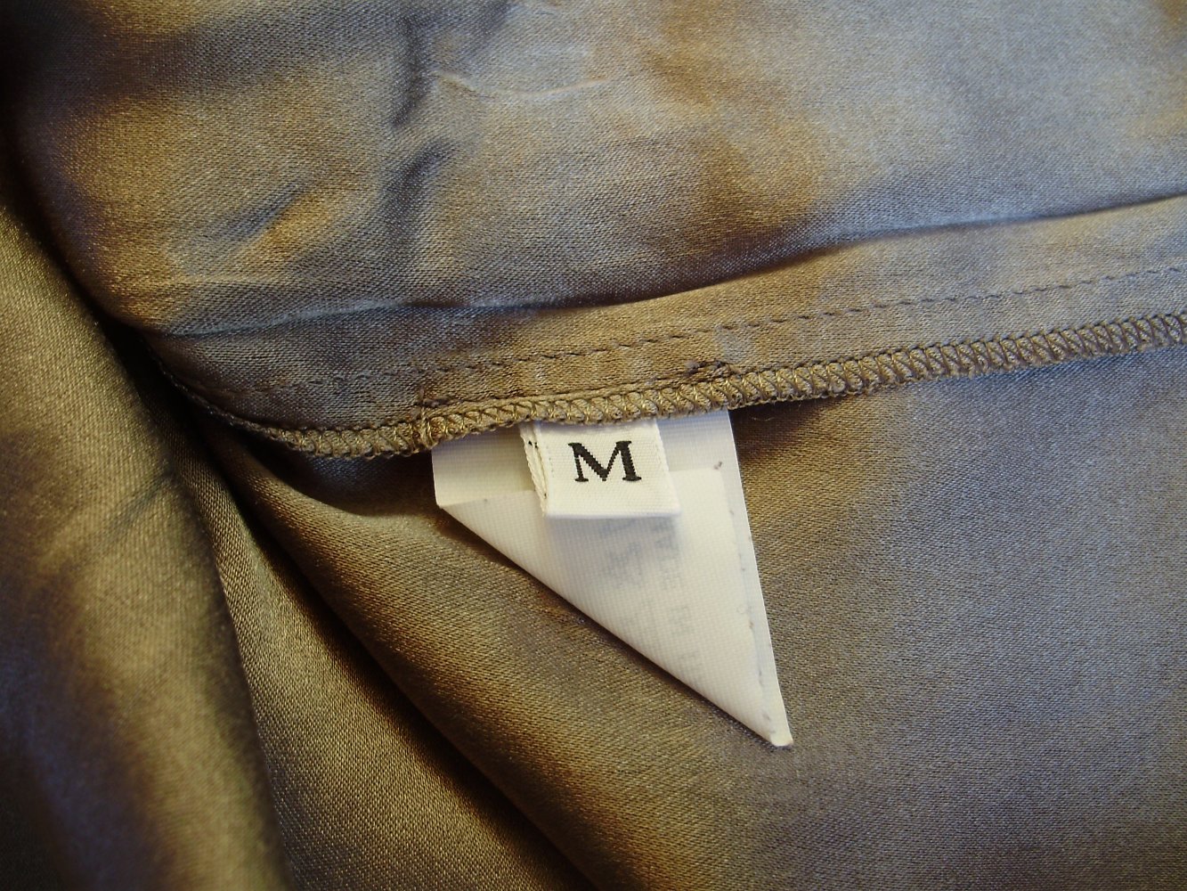 Mr. Mrs. Shirt 94% Seide Gr M braun