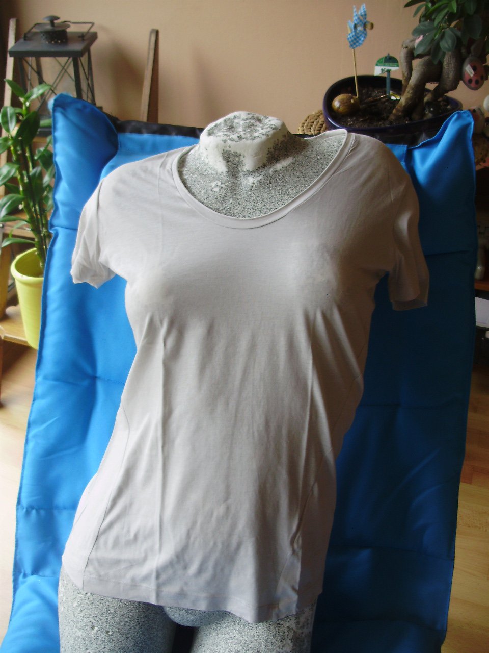 adidas Shirt beige ganz weich Vintage SLVR L eher M