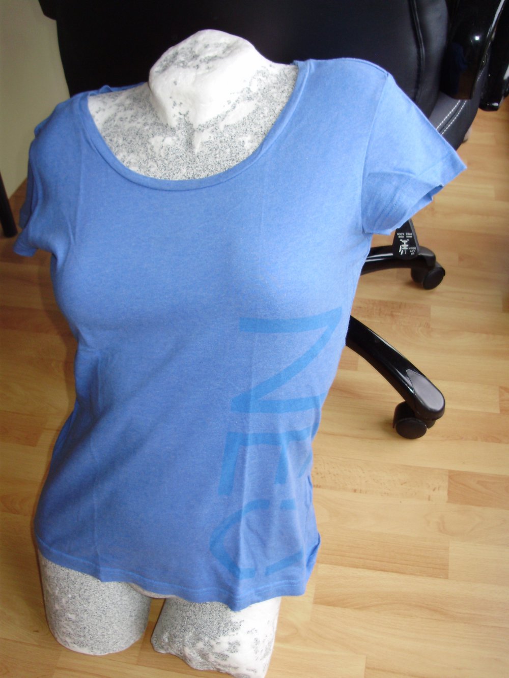 adidas neo Shirt blau Rundhals Gr M wie neu