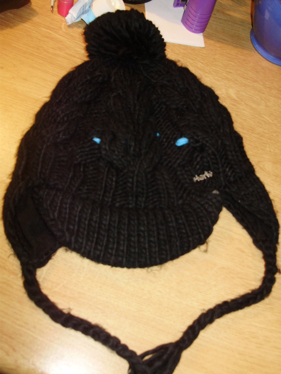 Barts Mütze kuschelwarm und sehr warm schwarz blau Gr 53