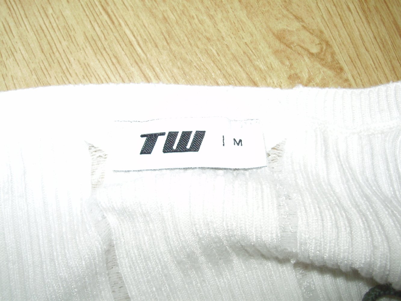 Tally Weijl LA Shirt weiß taillenkurz ausgefallen M