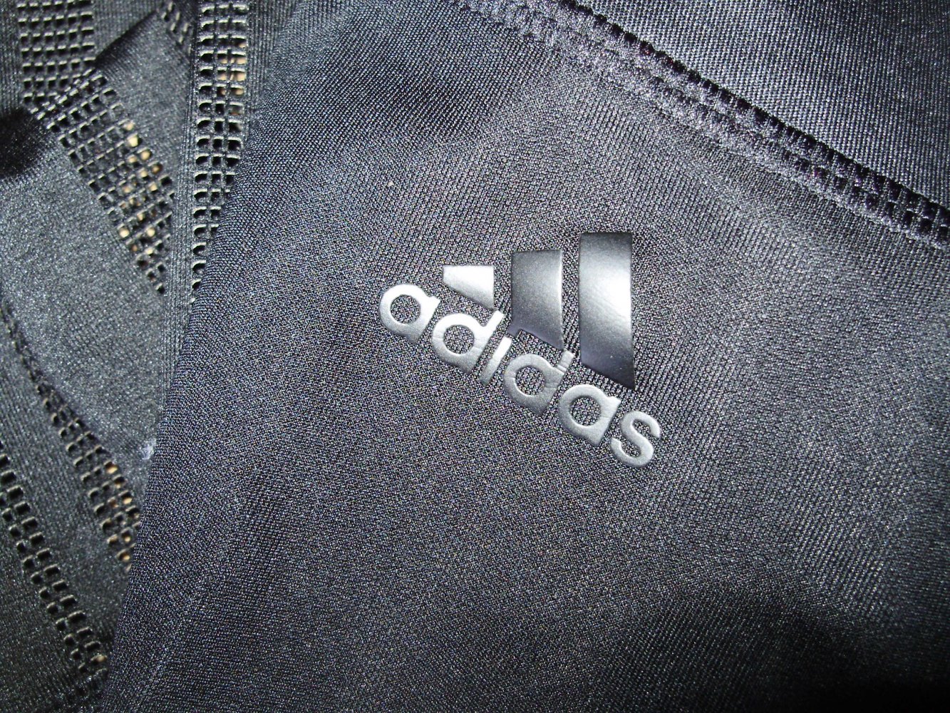 adidas Hose schwarz Durchbruchmuster XS