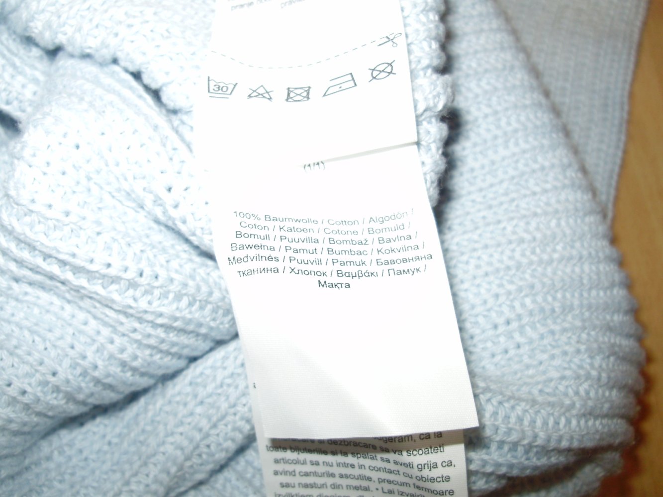 Comma Pullover hellblau BW 38