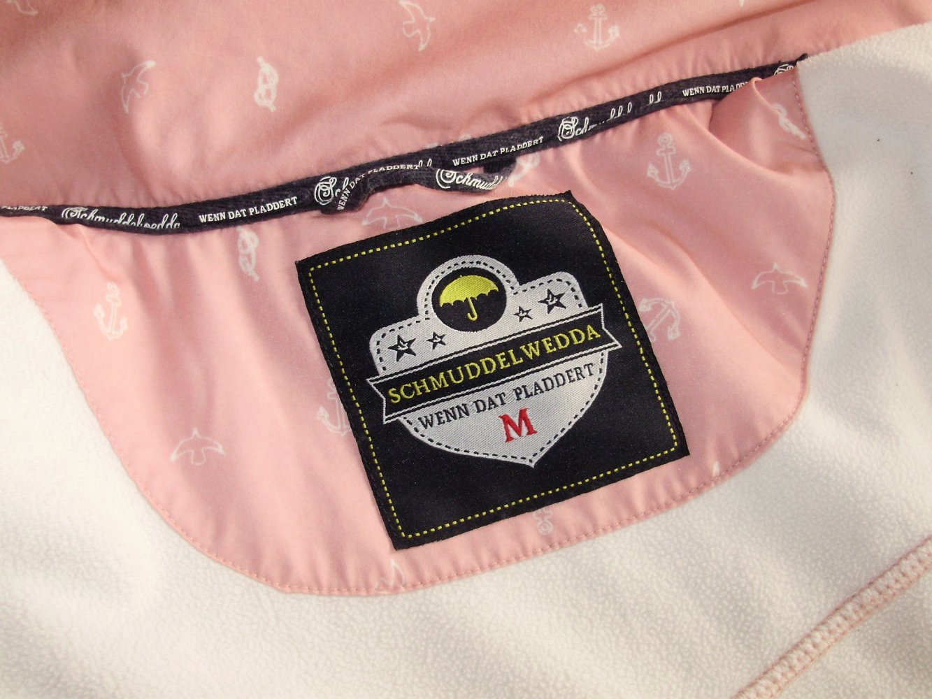 Schmuddelwedda Mantel rosa Kapuze M