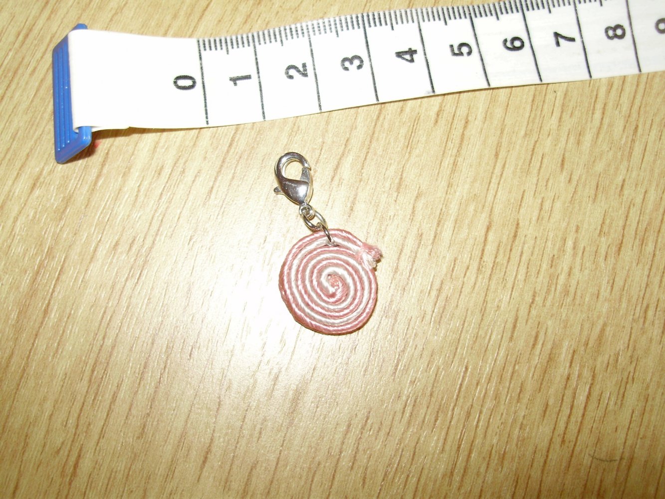 Pilgrim Anhänger Schnecke aus Band rosa silber