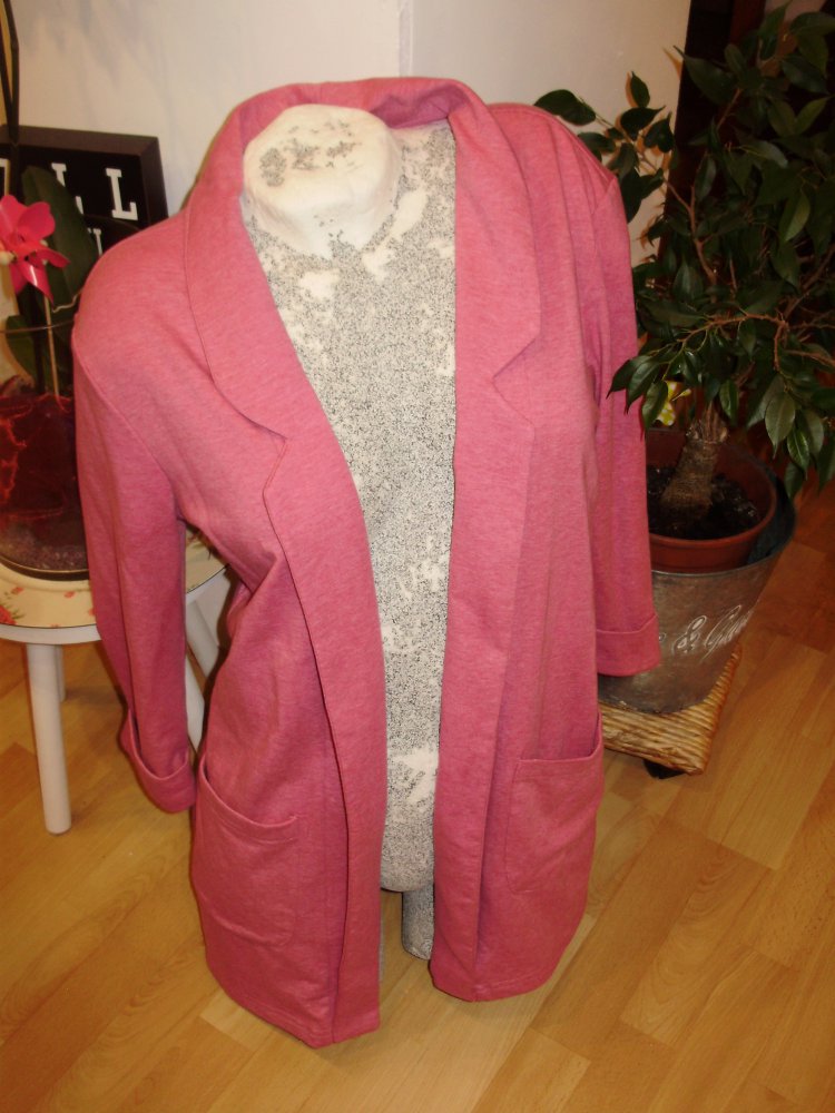 Up Fashion Blazer Cardigan lang rose Gr S wie neu