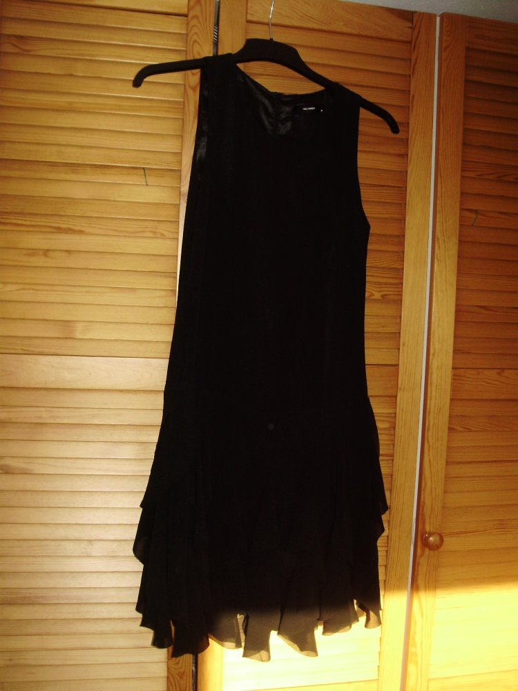 Hallhuber Kleid o A schwarz edel 34