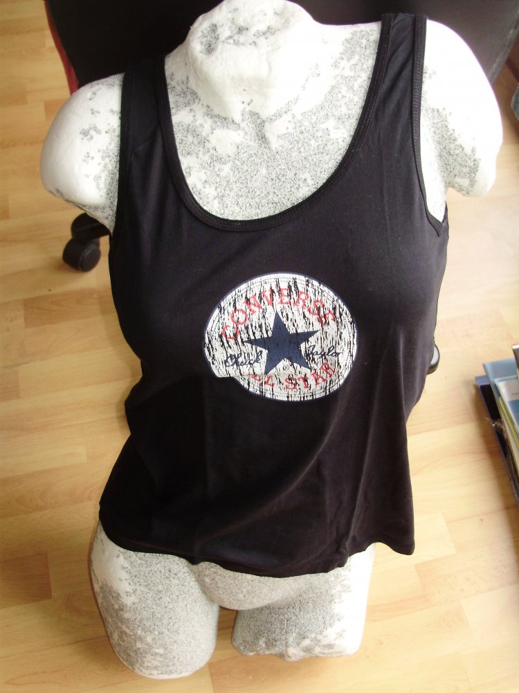 Converse Top dunkelblau Labeldruck M