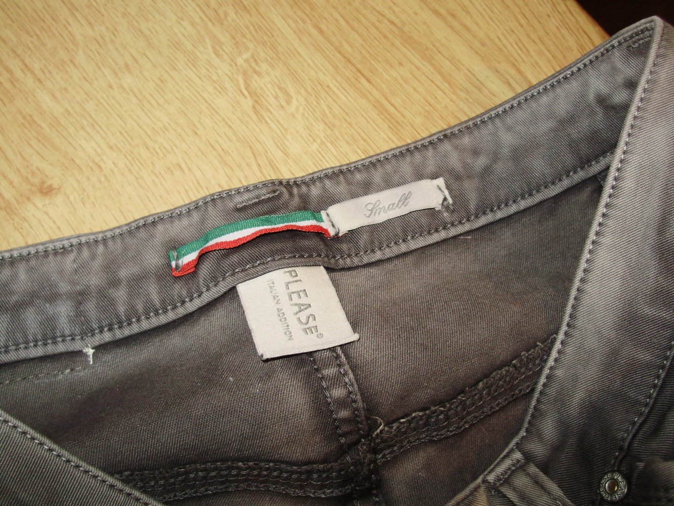 Please Jeans grau Vintage S