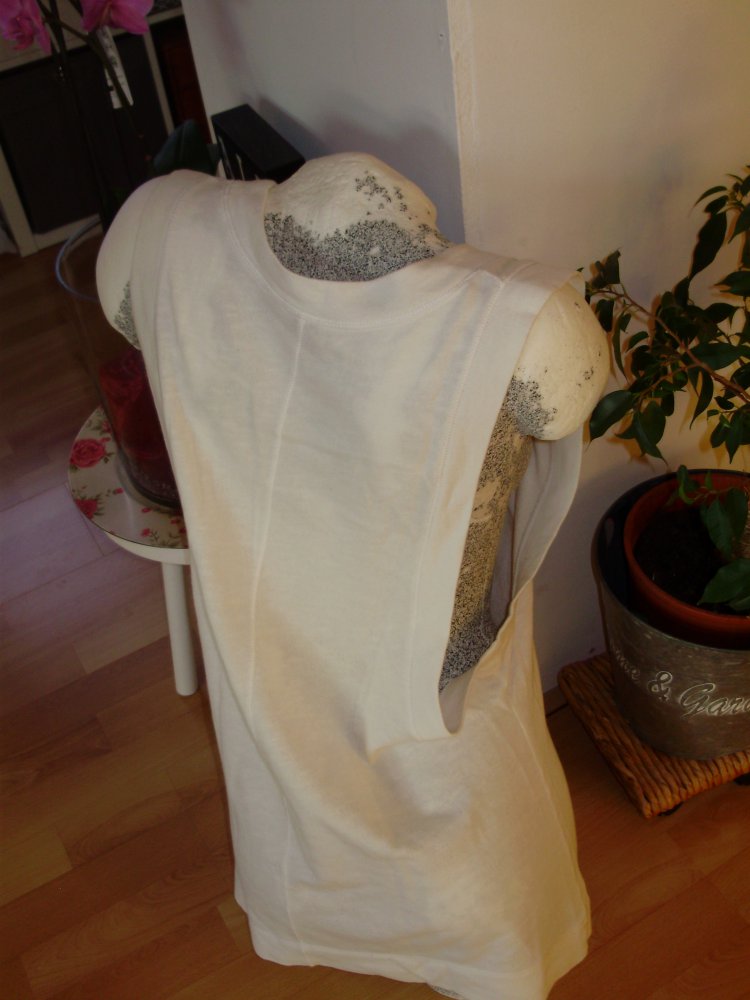 adidas Top weiß lässig Sweatqualität ausgefallen M