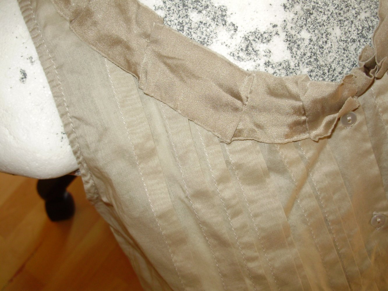 Schumacher Tunika Top beige -braun ausgefallen M passend