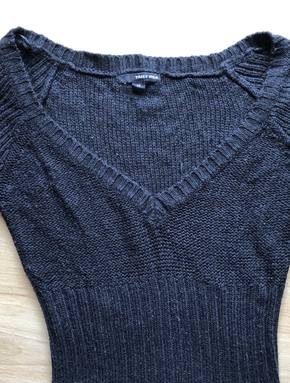 Pullover lang v Ausschnitt