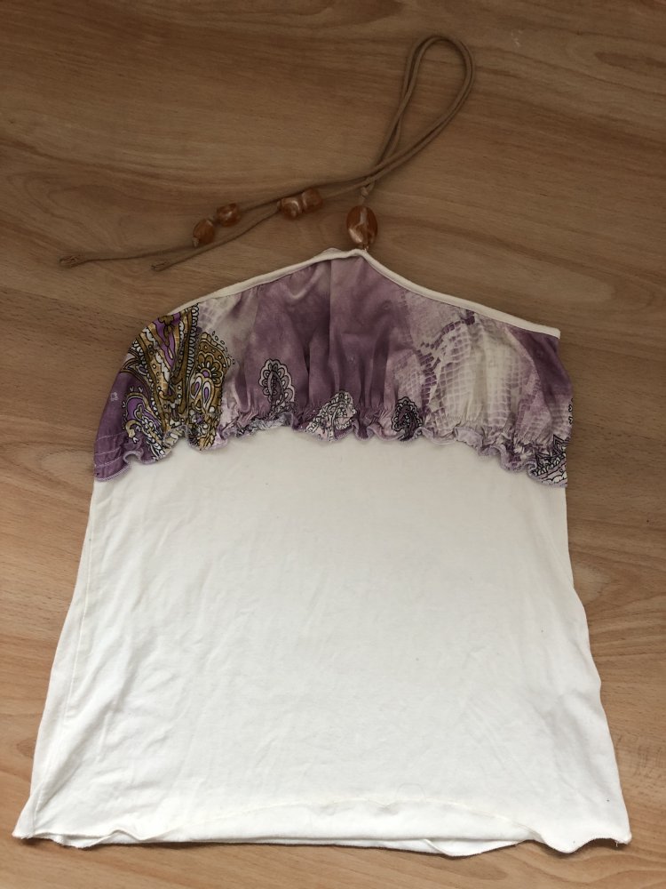Neckholder Top mit Perlen