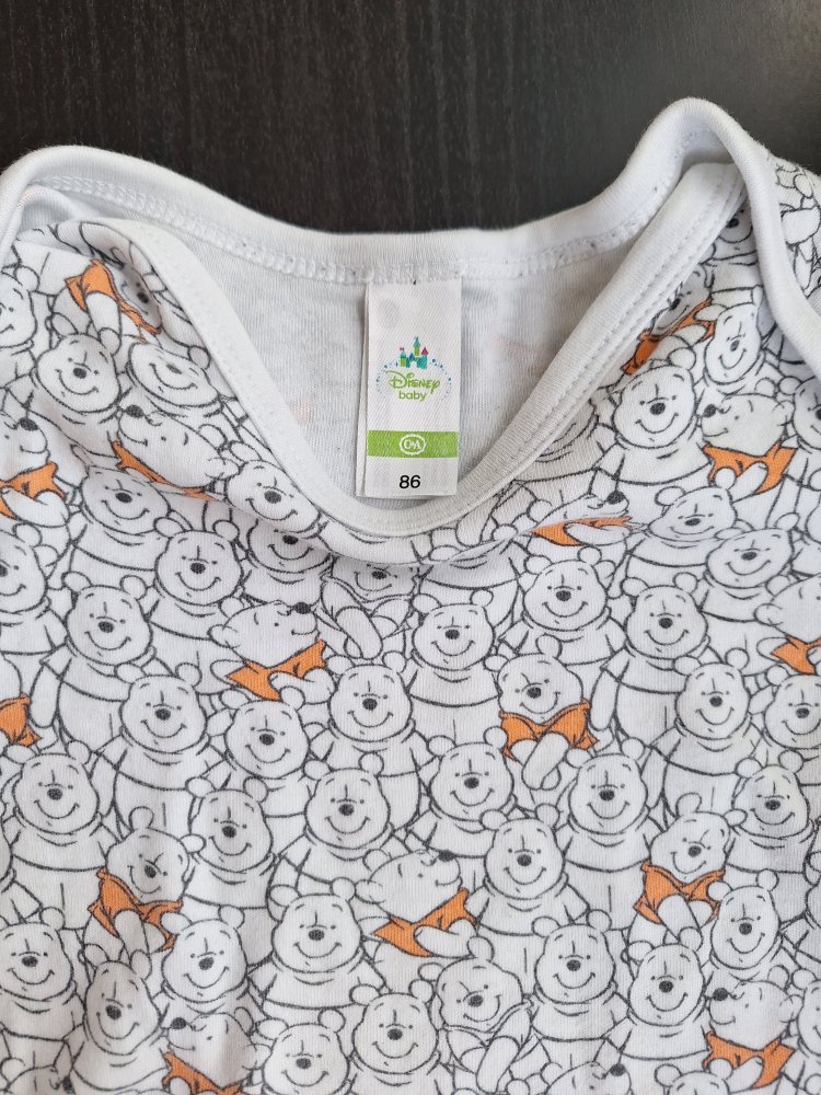 Kurzärmliger Babybody Winnie the Pooh Gr. 86 unisex