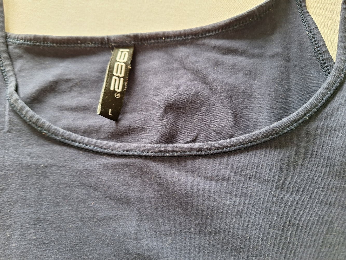 Bequemes dunkelblaues Tanktop Gr. L