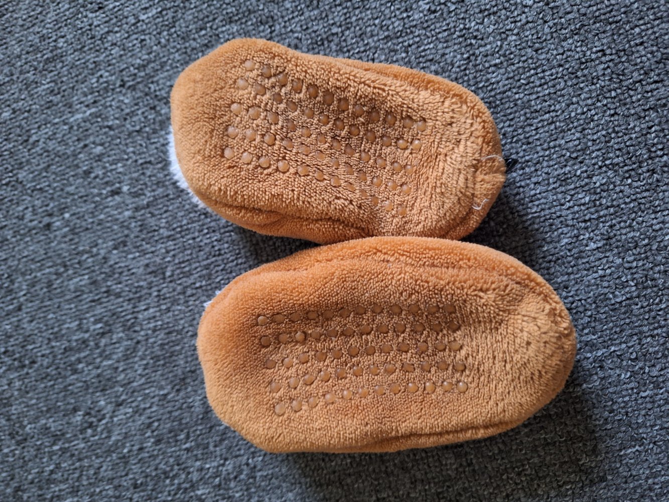 flauschige gefütterte Tiger-Hausschuhe Gr. 21/22