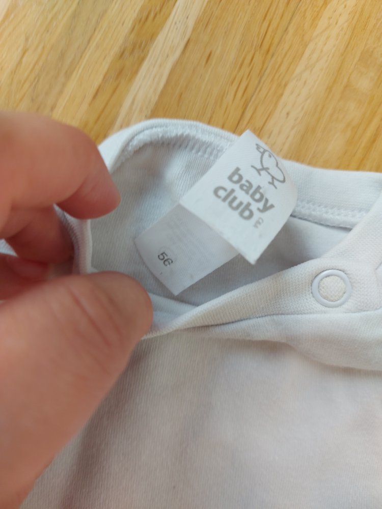 Weißes Erstlingsjäckchen / Baumwolljäckchen Gr. 56