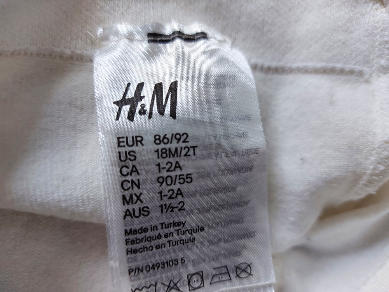 weiße Strumpfhose Gr. 86/92