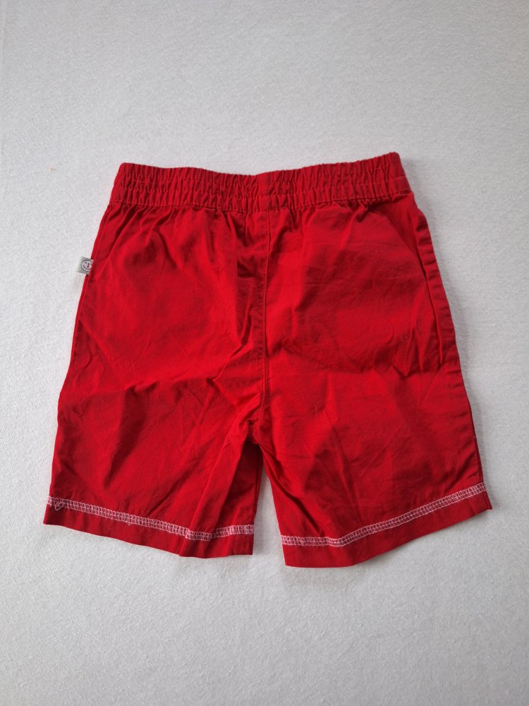 kurze rote Hose im Trachtenlook, Gr. 80