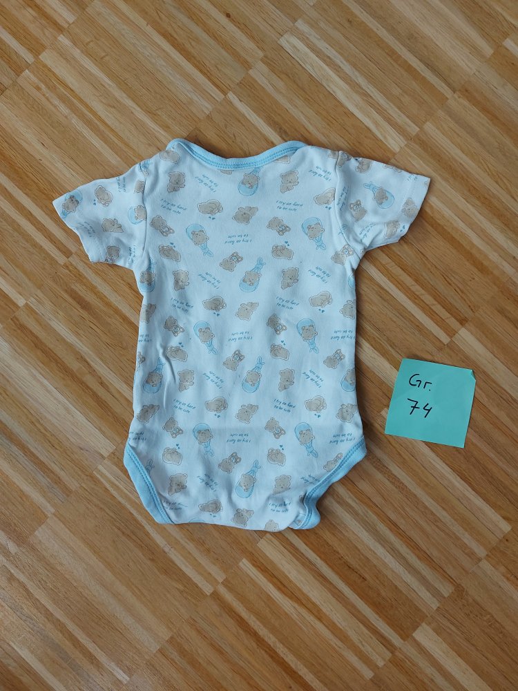 süßer Kurzarmbody mit Bärchen, Gr. 74