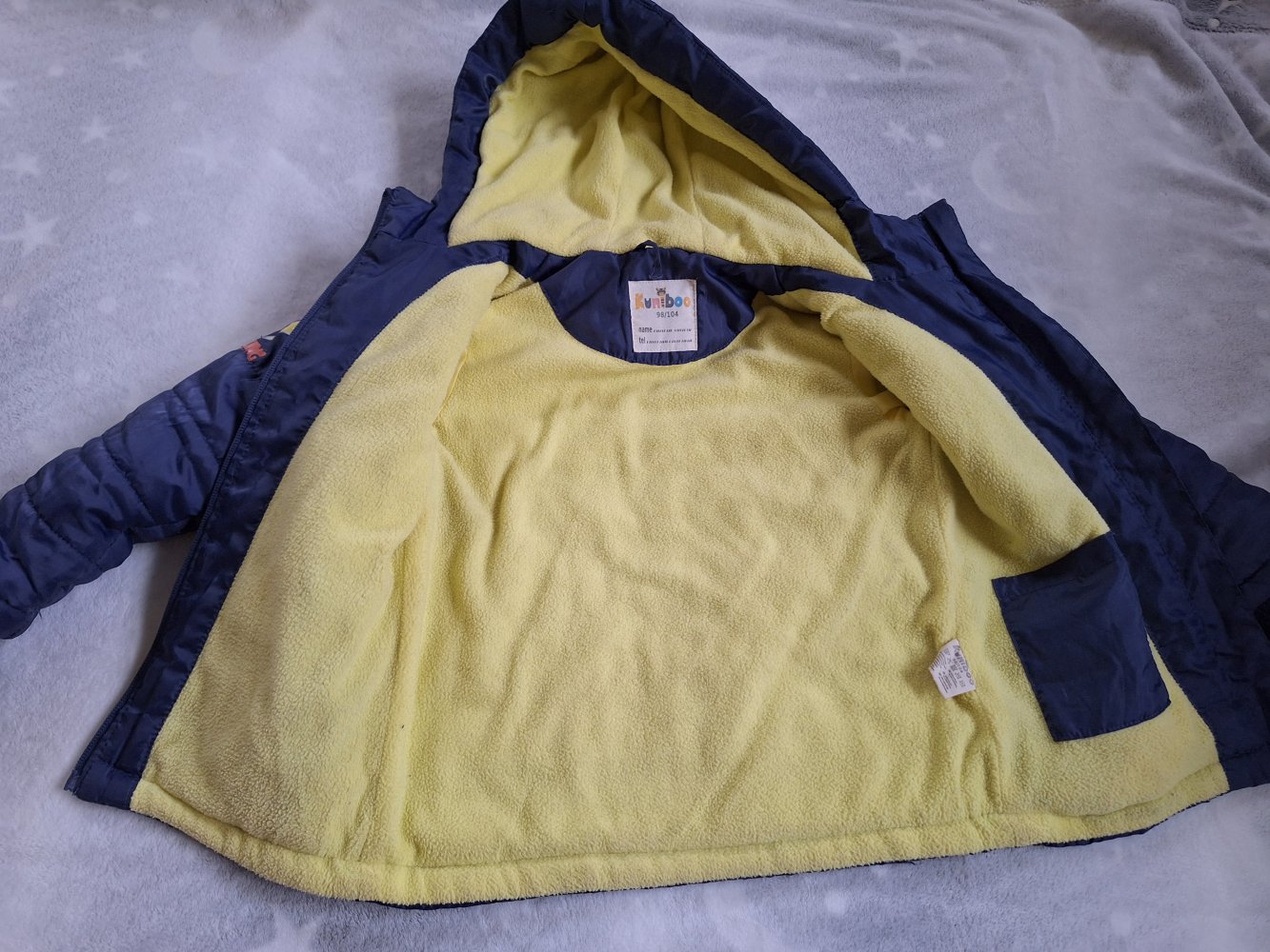 Warme Jacke mit Fleece innen, Gr. 98/104