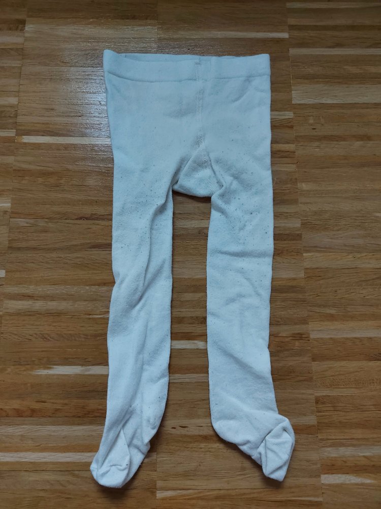 weiße Strumpfhose Gr. 86/92