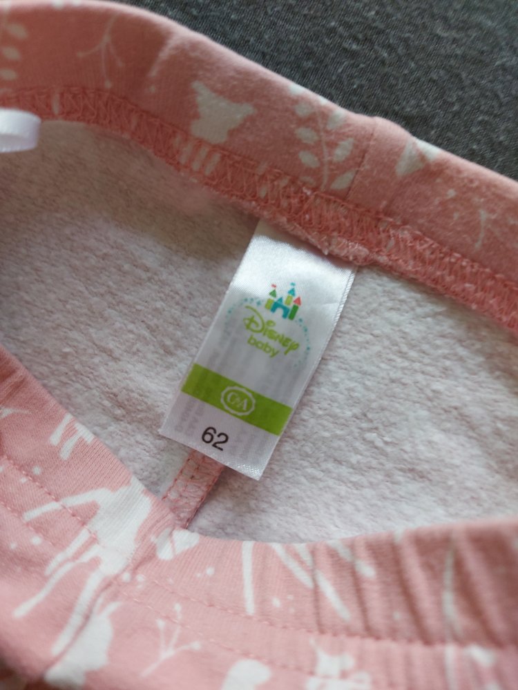 supersüße rosa Bambi Hose Gr. 62 Babyleggings