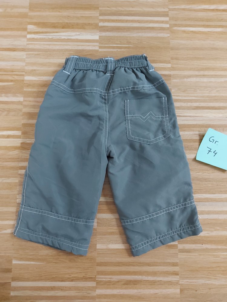 khakifarbene Babyhose im Cargo-Style, Gr. 74 (6-9 Monate)