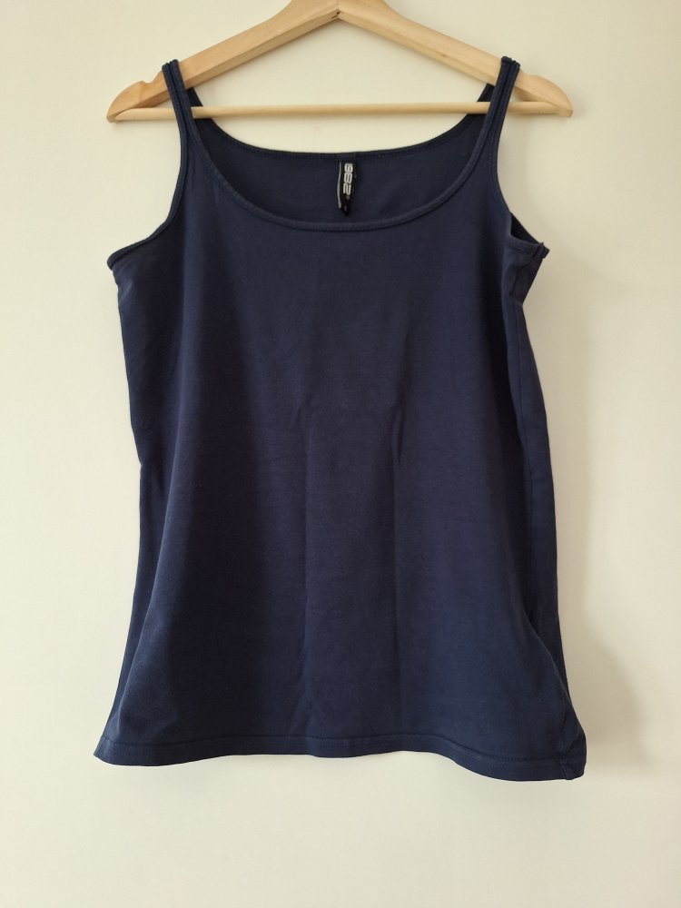 Bequemes dunkelblaues Tanktop Gr. L