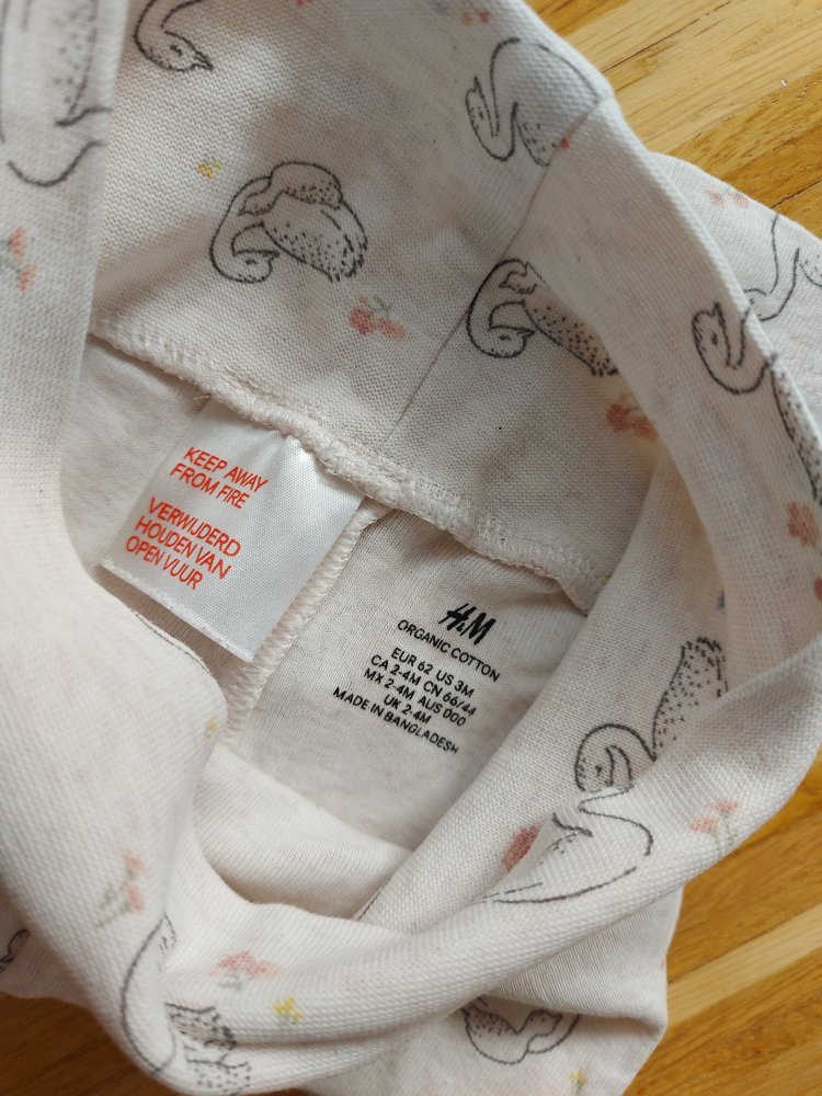 Cremefarbenes Babyset 2-teilig: Hose und Haarband mit Schleife Gr. 62 Schwäne