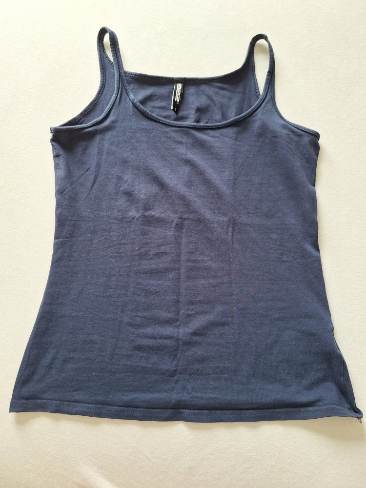 Bequemes dunkelblaues Tanktop Gr. L