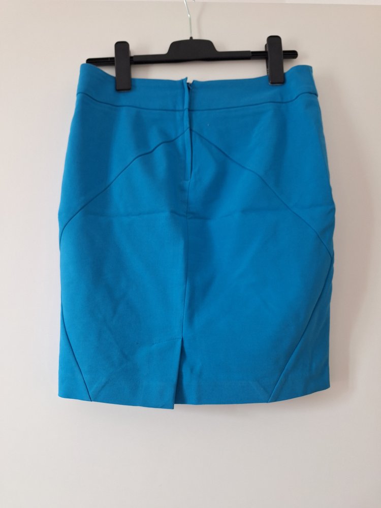türkisblauer Bürorock / pencil skirt Gr. 38